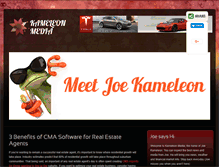 Tablet Screenshot of kameleon-media.com
